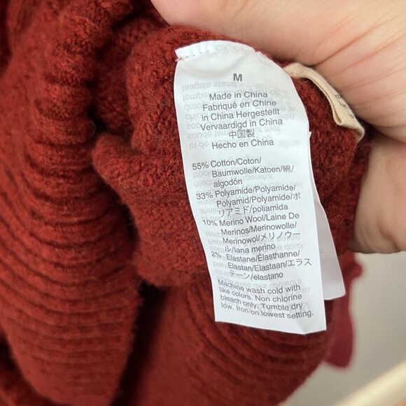 Madewell Bobble Colburne Cardigan Sweater Textured Merino Wool Blend Yarn - S - Picture 4 of 7